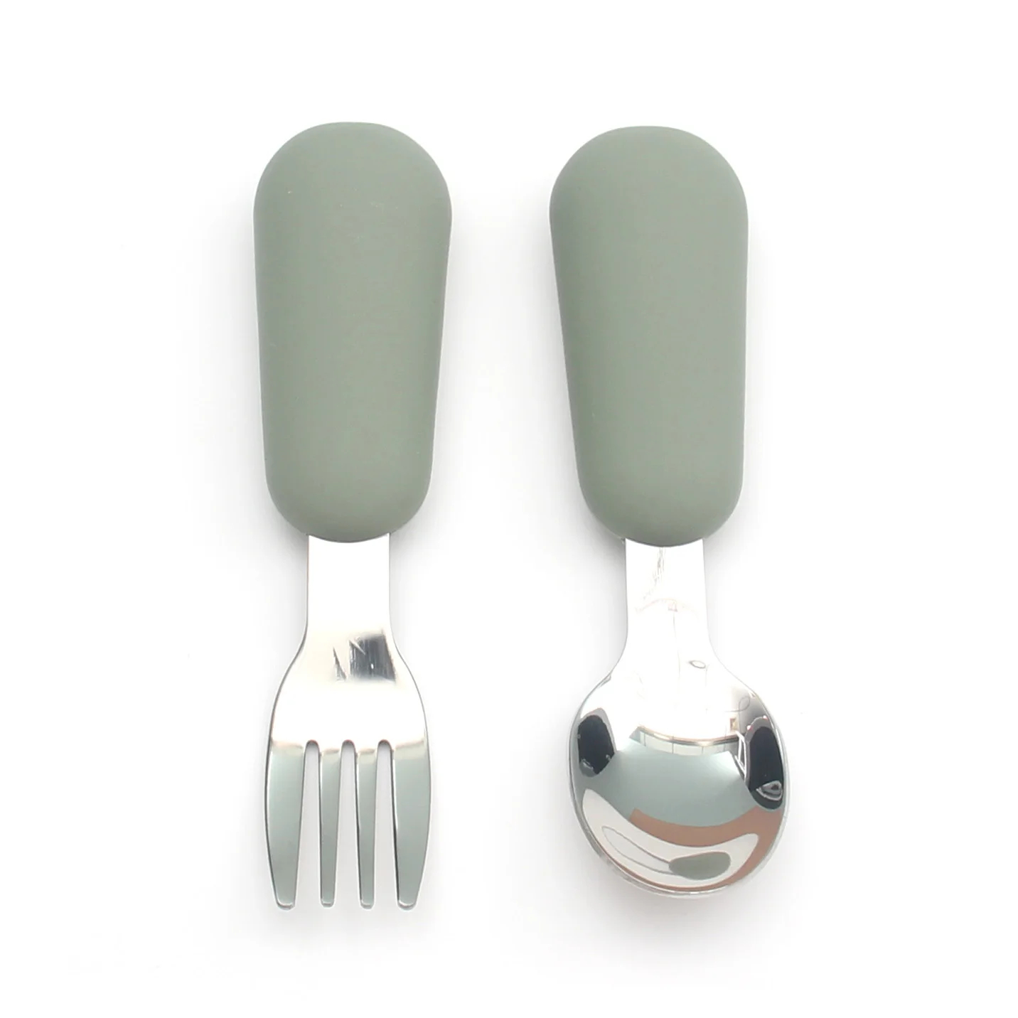 قاشق و چنگال سیلیکونی کودک