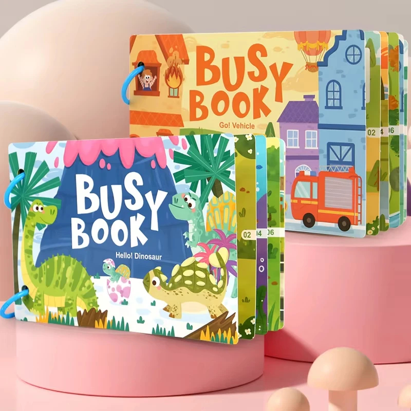 بیزی بوک کودک (Busy Book) کتاب فعالیت و سرگرمی آموزشی